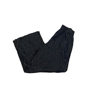 Boden Womens Size 6 Grace Crinkle Wide Leg Pants Navy NWT